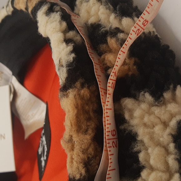 Brixton Fiddler Beret Cap Hat Sherpa Leopard Animal Print Medium NEW - Picture 13 of 13